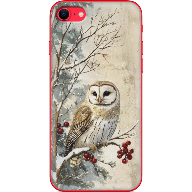Чехол BoxFace Apple iPhone SE (2020) Christmas Owl