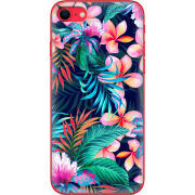 Чехол BoxFace Apple iPhone SE (2020) flowers in the tropics
