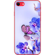 Чехол BoxFace Apple iPhone SE (2020) Orchids and Butterflies