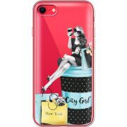 Прозрачный чехол BoxFace Apple iPhone SE (2020) City Girl