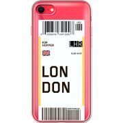 Прозрачный чехол BoxFace Apple iPhone SE (2020) Ticket London