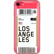 Прозрачный чехол BoxFace Apple iPhone SE (2020) Ticket Los Angeles