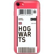 Прозрачный чехол BoxFace Apple iPhone SE (2020) Ticket Hogwarts