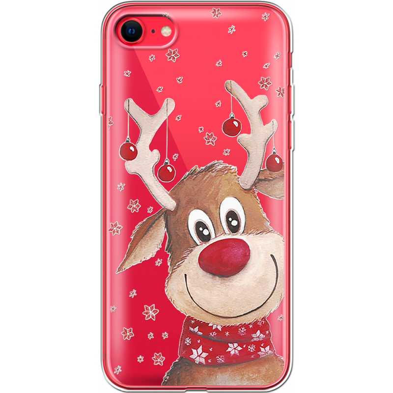 Прозрачный чехол BoxFace Apple iPhone SE (2020) Winter Deer