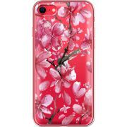 Прозрачный чехол BoxFace Apple iPhone SE (2020) Pink Magnolia