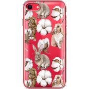 Прозрачный чехол BoxFace Apple iPhone SE (2020) Cotton and Rabbits