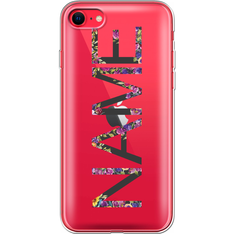 Прозрачный чехол BoxFace Apple iPhone SE (2020) Именной