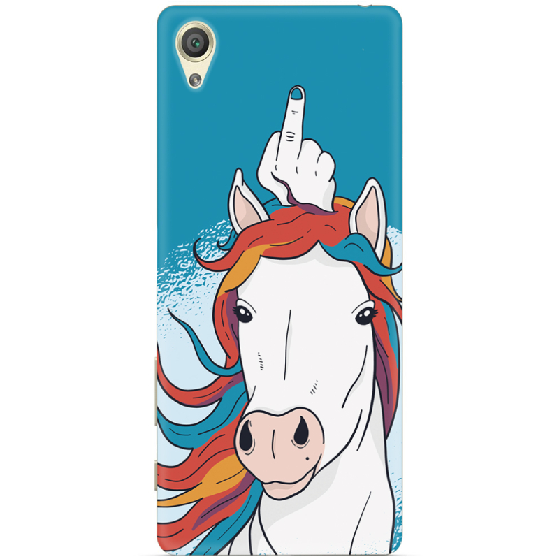 Чехол Uprint Sony Xperia X F5122 Fuck Unicorn