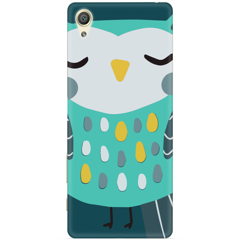 Чехол Uprint Sony Xperia X F5122 Green Owl