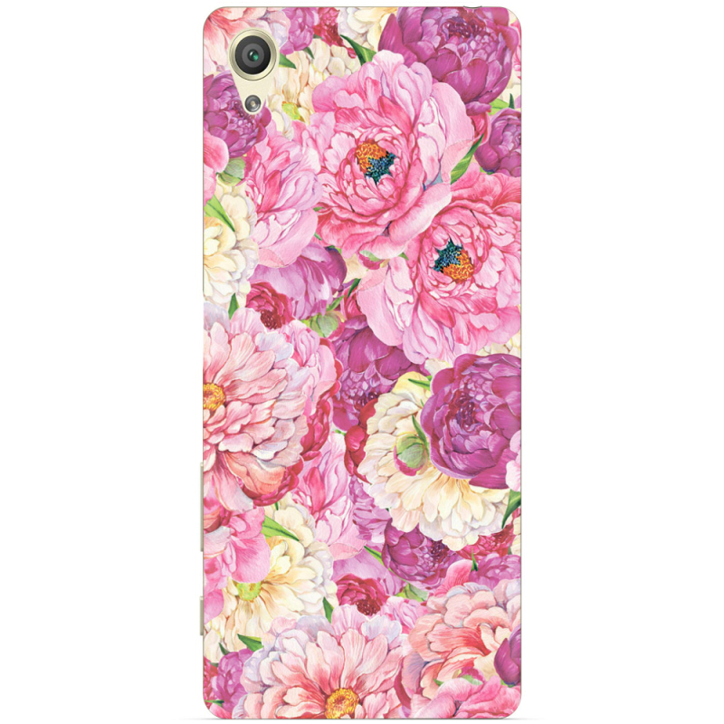 Чехол Uprint Sony Xperia X F5122 Pink Peonies