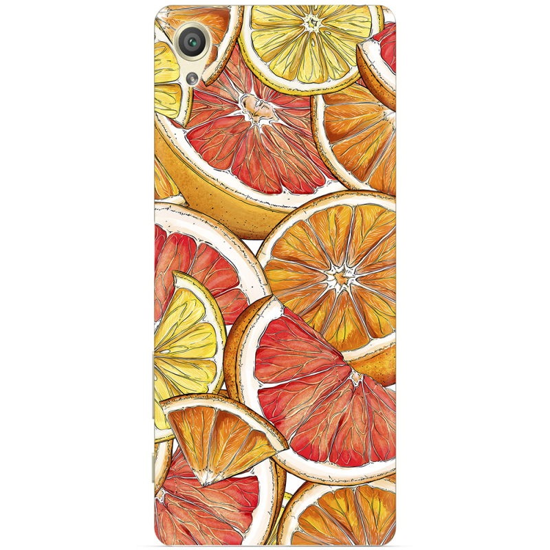 Чехол Uprint Sony Xperia X F5122 Citrus Pattern