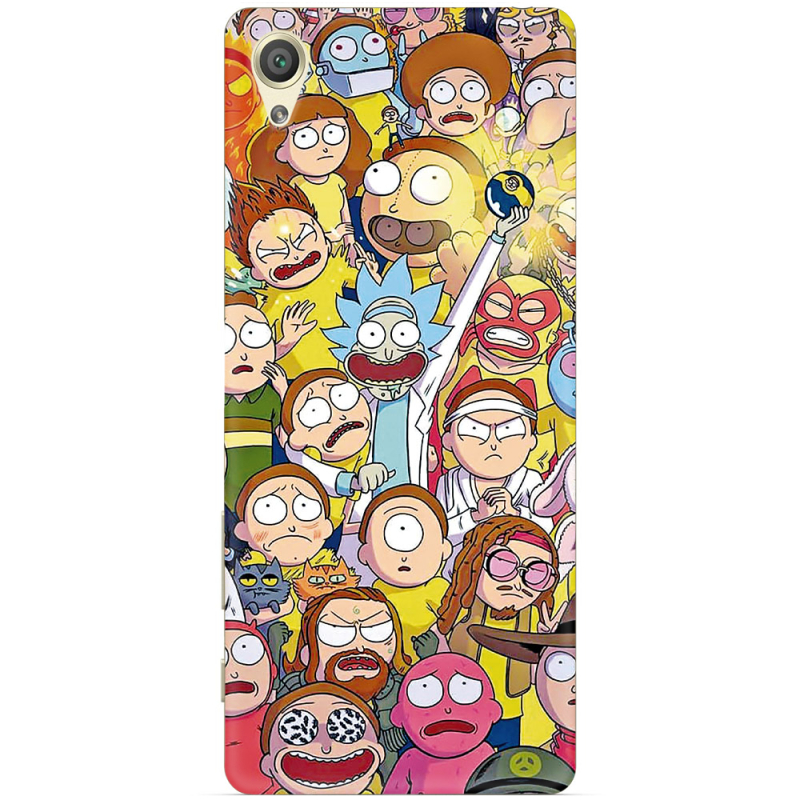 Чехол Uprint Sony Xperia X F5122 Rick and Morty