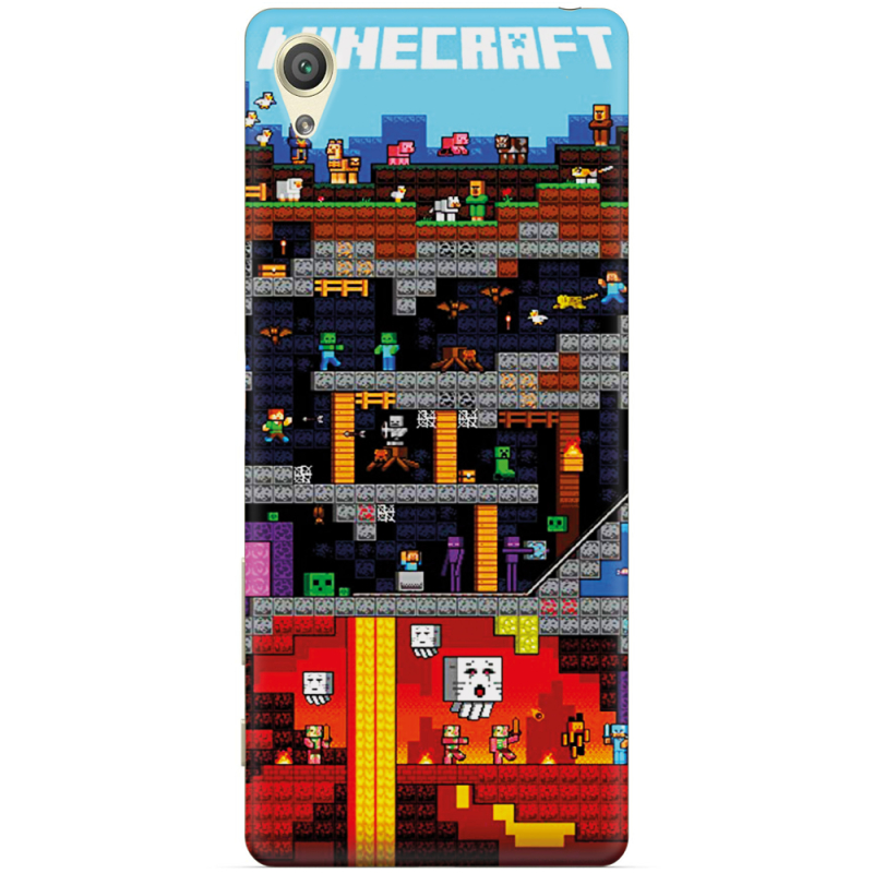 Чехол Uprint Sony Xperia X F5122 Minecraft Lode Runner