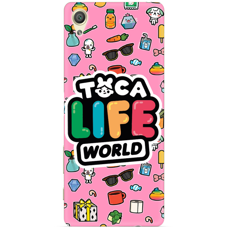 Чехол Uprint Sony Xperia X F5122 Toca Boca Life World