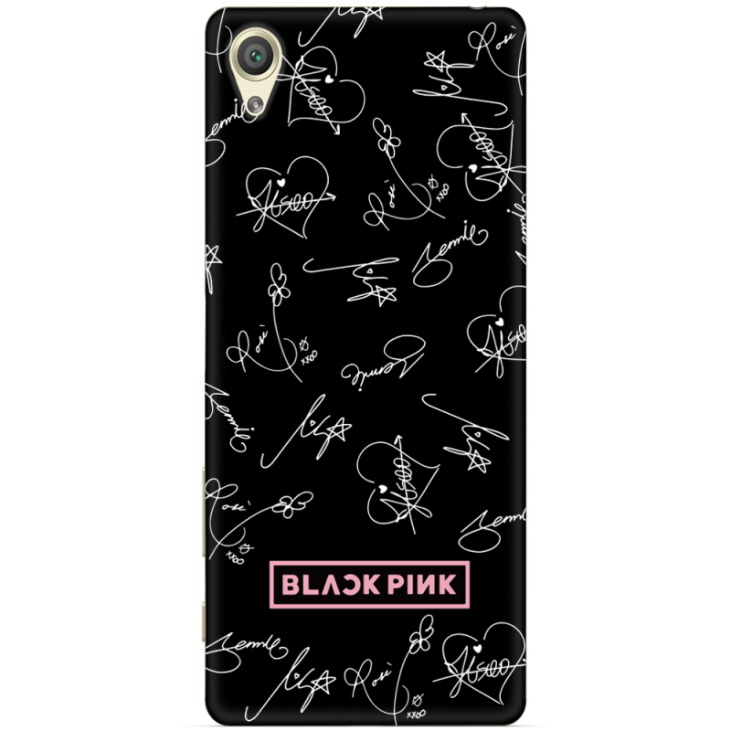 Чехол Uprint Sony Xperia X F5122 Blackpink автограф