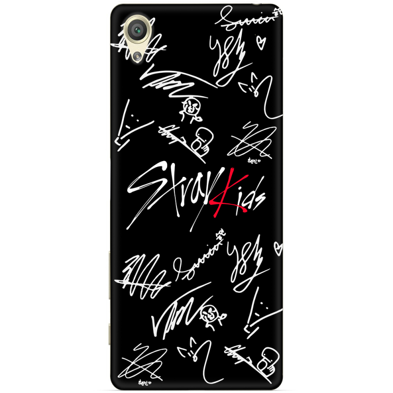 Чехол Uprint Sony Xperia X F5122 Stray Kids автограф