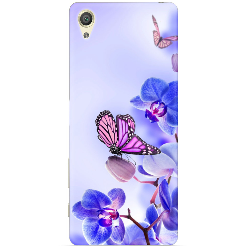 Чехол Uprint Sony Xperia X F5122 Orchids and Butterflies