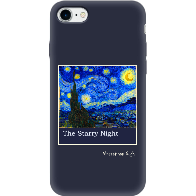 Синий чехол BoxFace Apple iPhone SE (2020) The Starry Night
