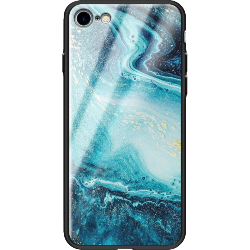 Защитный чехол BoxFace Glossy Panel Apple iPhone SE (2020) Blue Marble