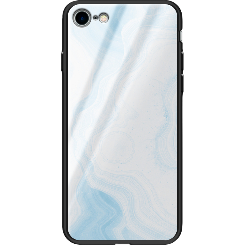 Защитный чехол BoxFace Glossy Panel Apple iPhone SE (2020) Light Marble