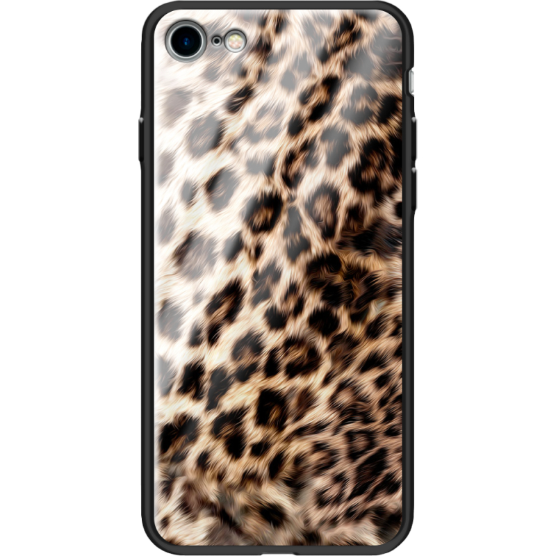 Защитный чехол BoxFace Glossy Panel Apple iPhone SE (2020) Leopard Fur