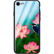Защитный чехол BoxFace Glossy Panel Apple iPhone SE (2020) Lotus Bird