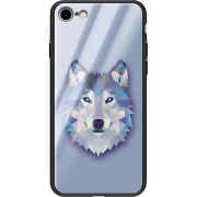 Защитный чехол BoxFace Glossy Panel Apple iPhone SE (2020) Wolfie