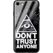 Защитный чехол BoxFace Glossy Panel Apple iPhone SE (2020) Dont Trust Anyone