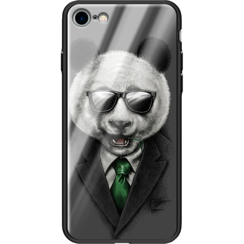 Защитный чехол BoxFace Glossy Panel Apple iPhone SE (2020) Cool Panda