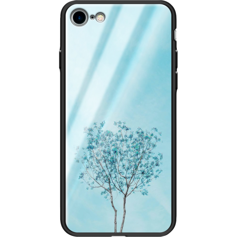 Защитный чехол BoxFace Glossy Panel Apple iPhone SE (2020) Blue Tree