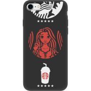 Черный чехол BoxFace Apple iPhone SE (2020) RedWhite Coffee