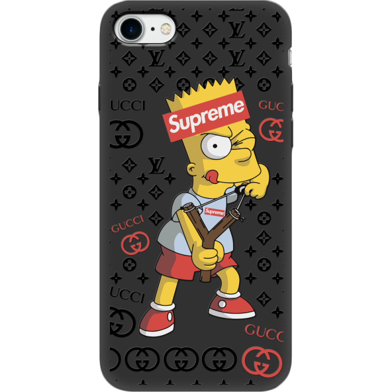 Черный чехол BoxFace Apple iPhone SE (2020) Yellow Fun