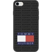 Черный чехол BoxFace Apple iPhone SE (2020) Tommy Print