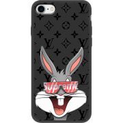 Черный чехол BoxFace Apple iPhone SE (2020) looney bunny