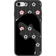 Черный чехол BoxFace Apple iPhone SE (2020) Flower Hair