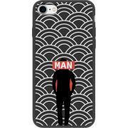 Черный чехол BoxFace Apple iPhone SE (2020) Man Pattern