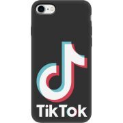 Черный чехол BoxFace Apple iPhone SE (2020) Tik Tok