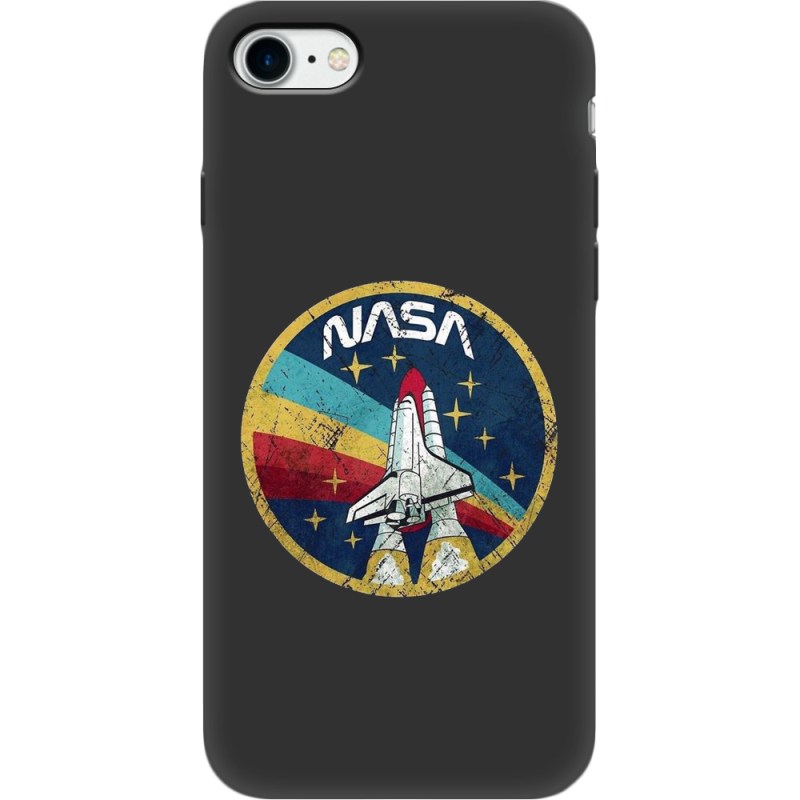 Черный чехол BoxFace Apple iPhone SE (2020) NASA