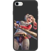 Черный чехол BoxFace Apple iPhone SE (2020) Happy Harley Quinn