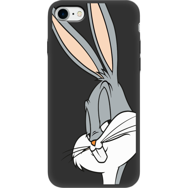 Черный чехол BoxFace Apple iPhone SE (2020) Lucky Rabbit