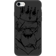 Черный чехол BoxFace Apple iPhone SE (2020) Bear King