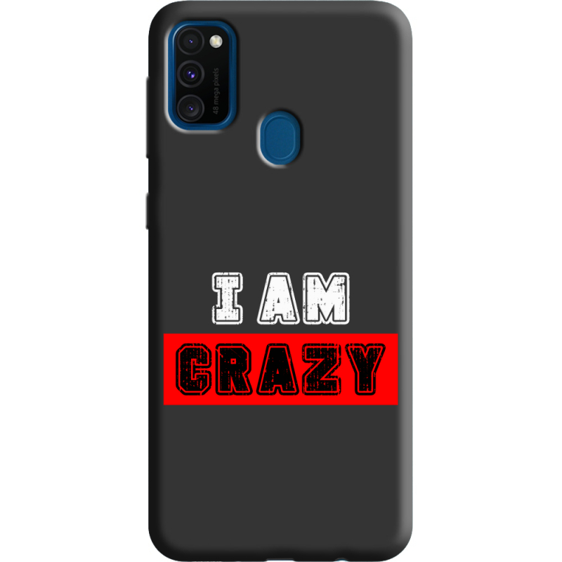 Черный чехол Uprint Samsung M215 Galaxy M21 I'm Crazy