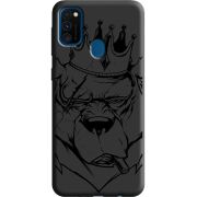 Черный чехол Uprint Samsung M215 Galaxy M21 Bear King