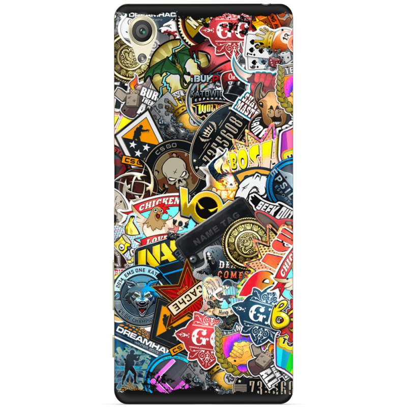 Чехол Uprint Sony Xperia XA F3112 CS:Go Stickerbombing