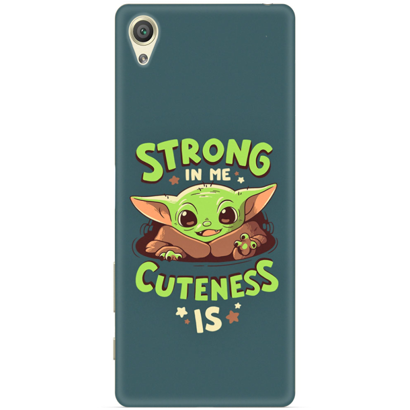 Чехол Uprint Sony Xperia XA F3112 Strong in me Cuteness is