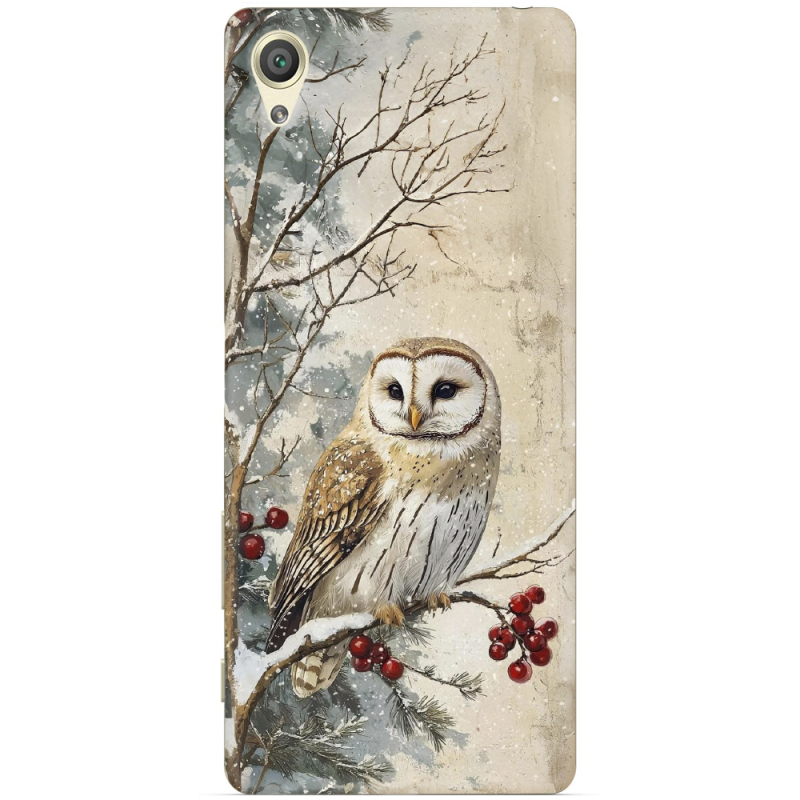Чехол Uprint Sony Xperia XA F3112 Christmas Owl