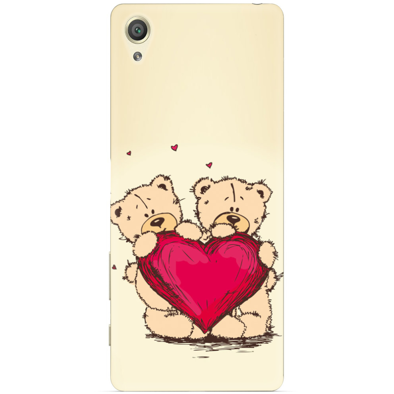 Чехол Uprint Sony Xperia XA F3112 Teddy Bear Love