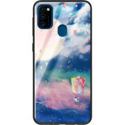 Защитный чехол BoxFace Glossy Panel Samsung Galaxy M21 Dreamy Clouds