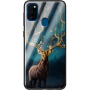 Защитный чехол BoxFace Glossy Panel Samsung Galaxy M21 Fairy Deer