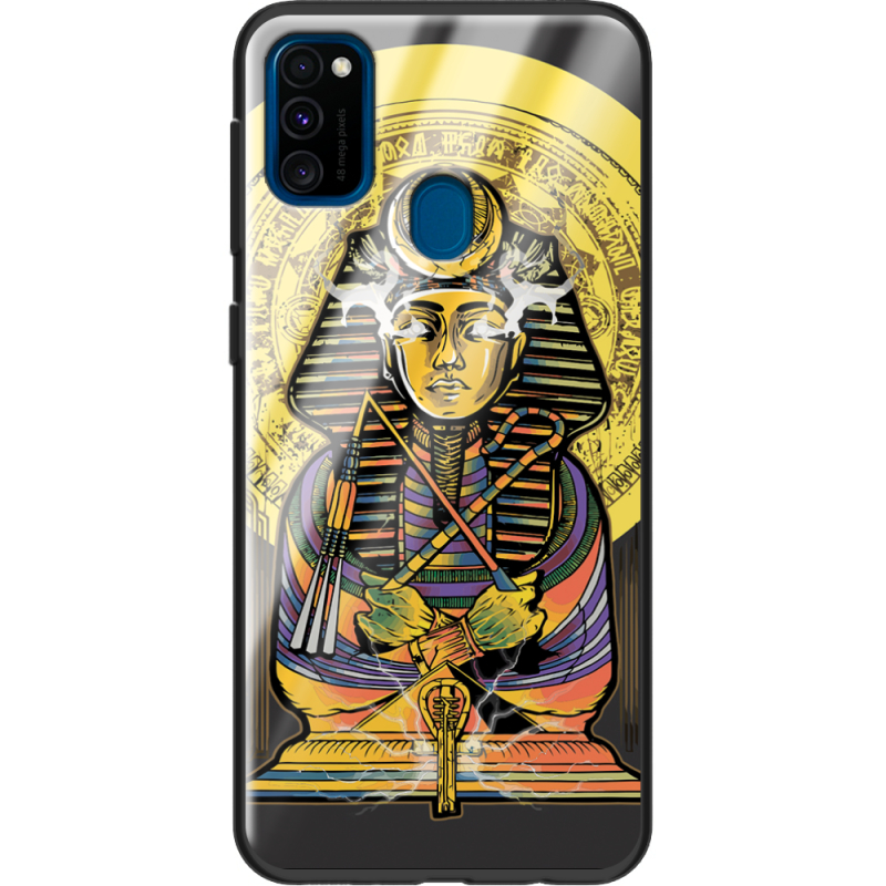 Защитный чехол BoxFace Glossy Panel Samsung Galaxy M21 Gold Pharaoh